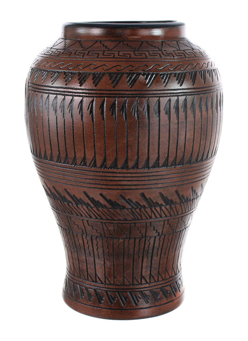 Hand Crafted Eagle Navajo Vase JX125875